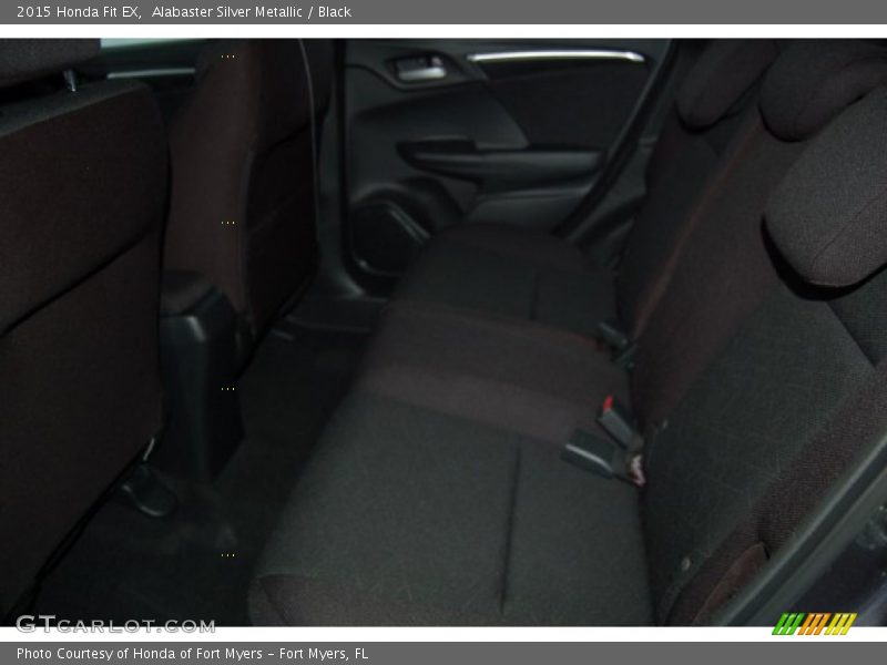 Alabaster Silver Metallic / Black 2015 Honda Fit EX