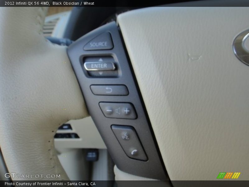 Black Obsidian / Wheat 2012 Infiniti QX 56 4WD