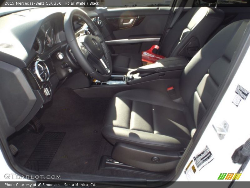 Polar White / Black 2015 Mercedes-Benz GLK 350
