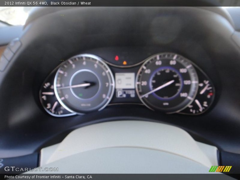 Black Obsidian / Wheat 2012 Infiniti QX 56 4WD