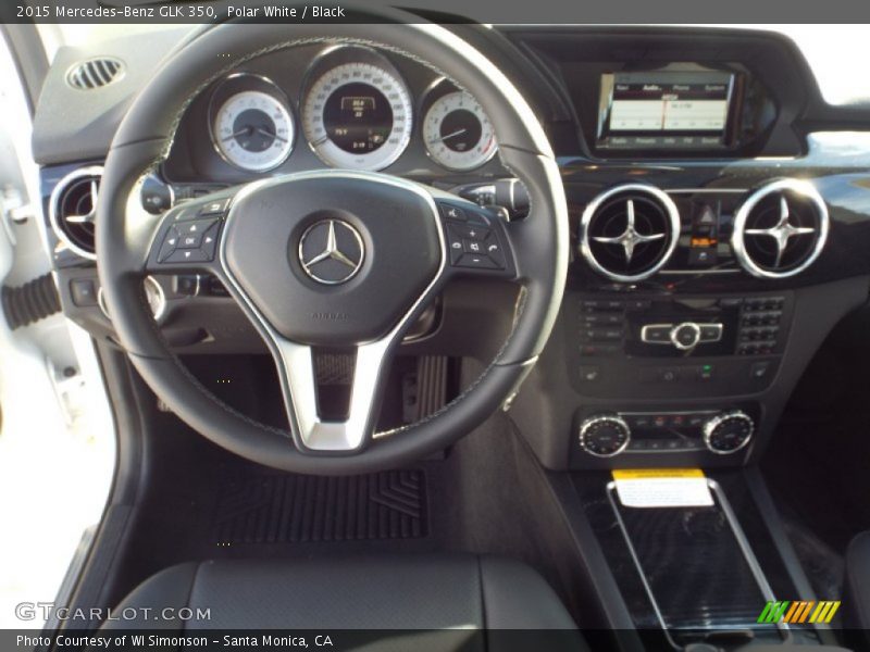 Polar White / Black 2015 Mercedes-Benz GLK 350
