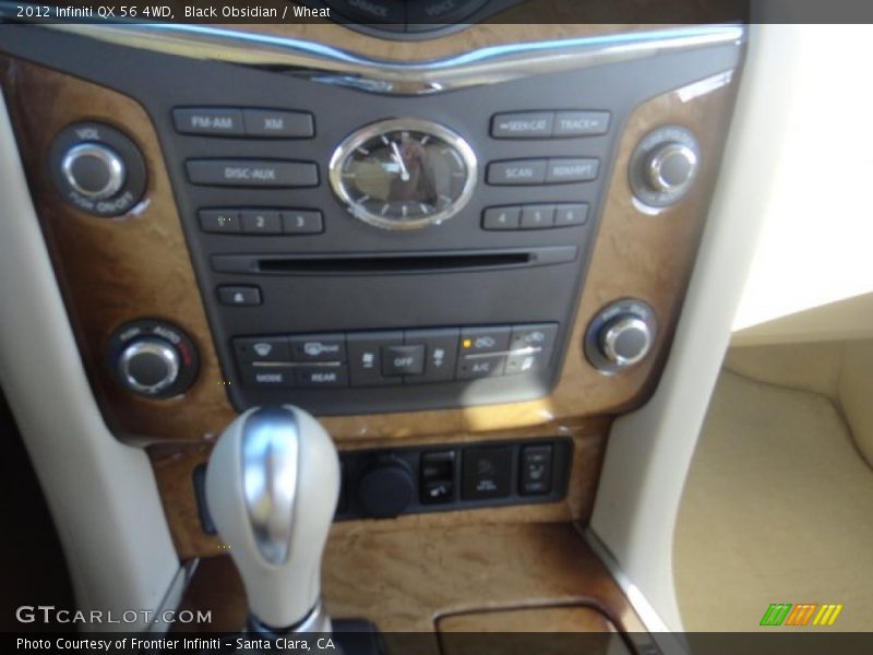 Black Obsidian / Wheat 2012 Infiniti QX 56 4WD