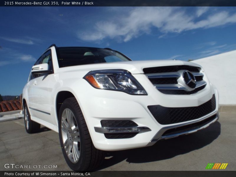 Polar White / Black 2015 Mercedes-Benz GLK 350