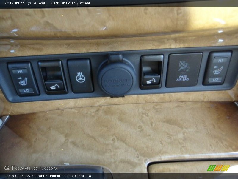 Black Obsidian / Wheat 2012 Infiniti QX 56 4WD
