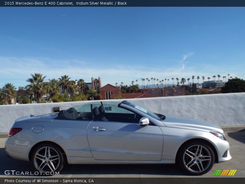 Iridium Silver Metallic / Black 2015 Mercedes-Benz E 400 Cabriolet