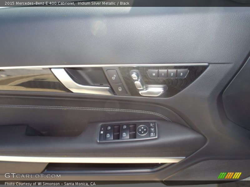 Iridium Silver Metallic / Black 2015 Mercedes-Benz E 400 Cabriolet
