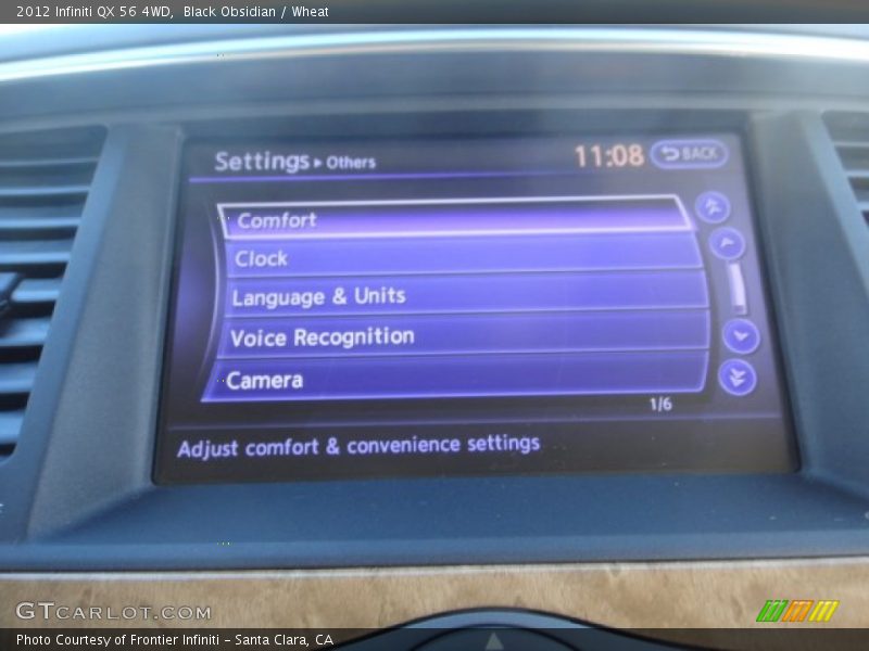Black Obsidian / Wheat 2012 Infiniti QX 56 4WD