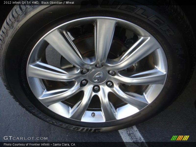Black Obsidian / Wheat 2012 Infiniti QX 56 4WD