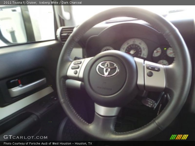 Iceberg White / Dark Charcoal 2011 Toyota FJ Cruiser