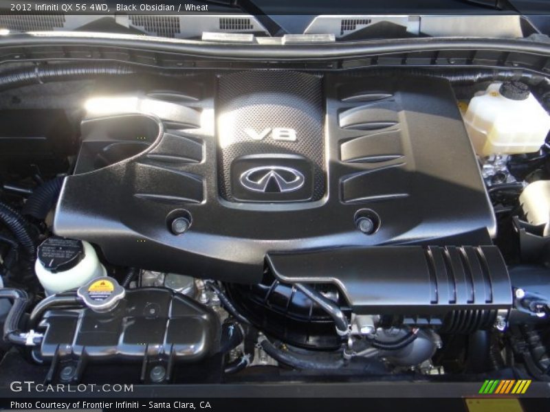 Black Obsidian / Wheat 2012 Infiniti QX 56 4WD