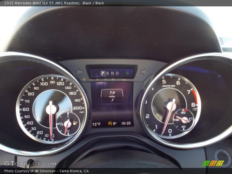 Black / Black 2015 Mercedes-Benz SLK 55 AMG Roadster