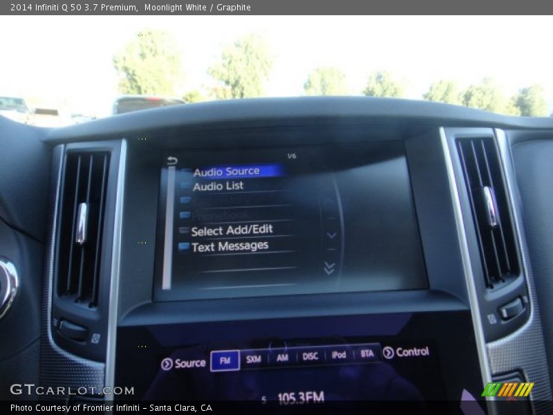 Moonlight White / Graphite 2014 Infiniti Q 50 3.7 Premium