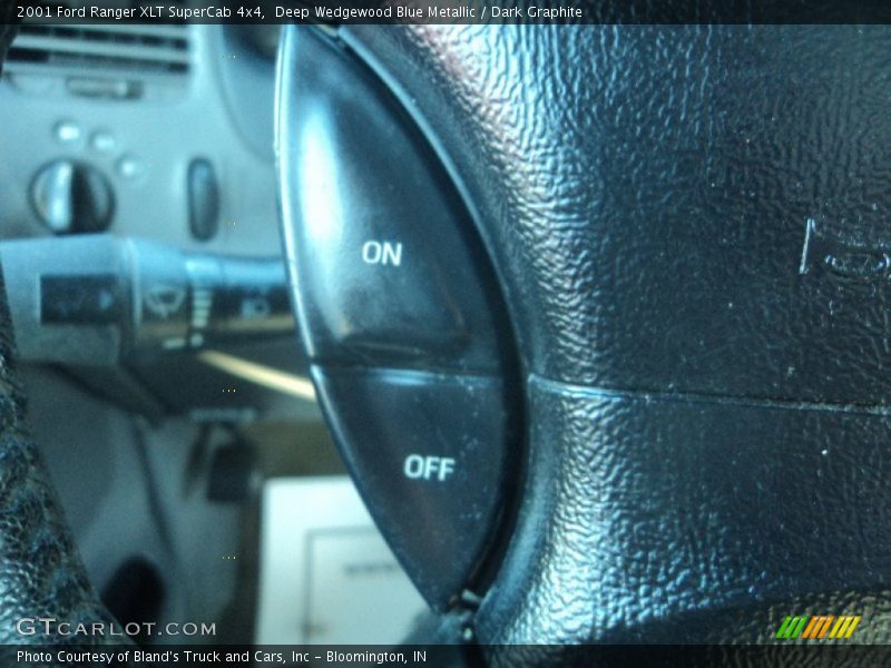 Deep Wedgewood Blue Metallic / Dark Graphite 2001 Ford Ranger XLT SuperCab 4x4