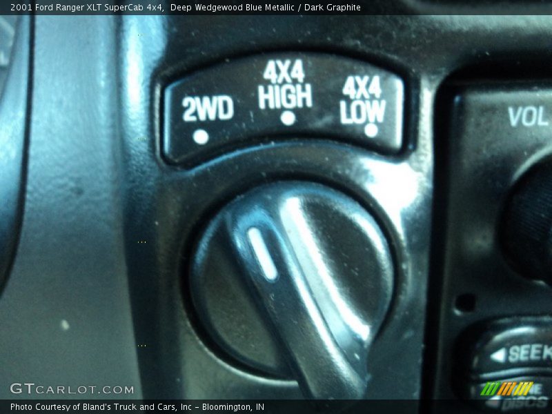 Deep Wedgewood Blue Metallic / Dark Graphite 2001 Ford Ranger XLT SuperCab 4x4