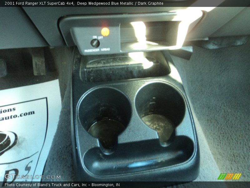 Deep Wedgewood Blue Metallic / Dark Graphite 2001 Ford Ranger XLT SuperCab 4x4