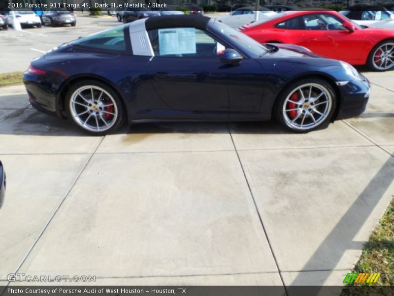 Dark Blue Metallic / Black 2015 Porsche 911 Targa 4S