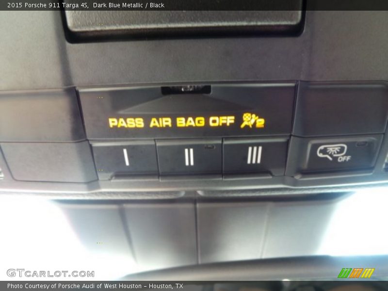 Dark Blue Metallic / Black 2015 Porsche 911 Targa 4S