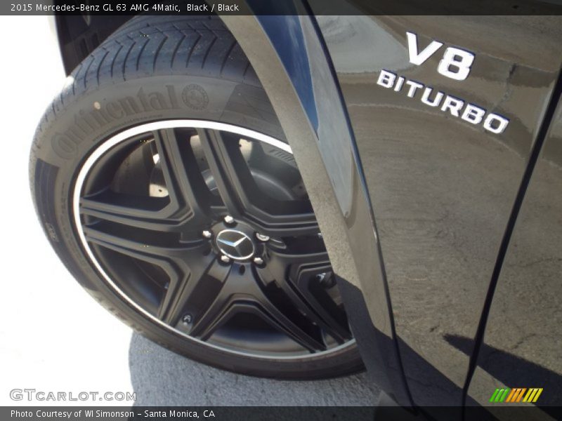 Black / Black 2015 Mercedes-Benz GL 63 AMG 4Matic