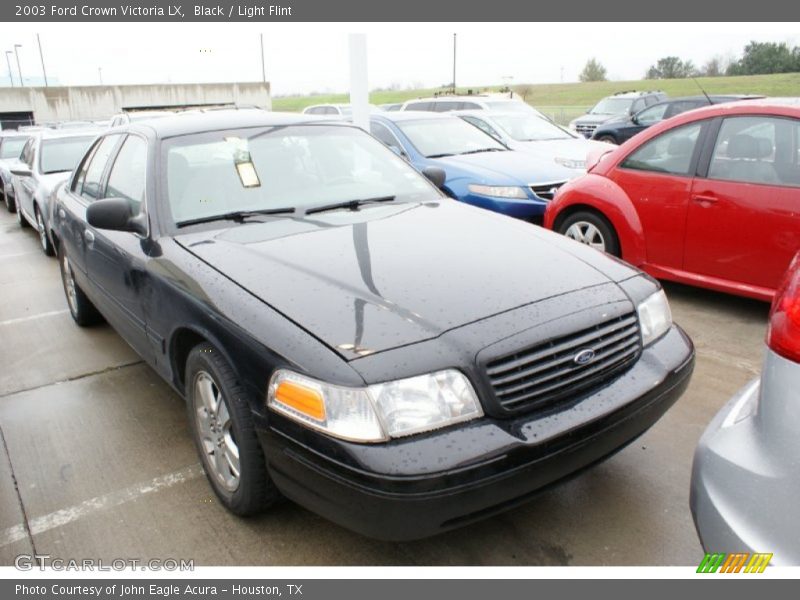 Black / Light Flint 2003 Ford Crown Victoria LX