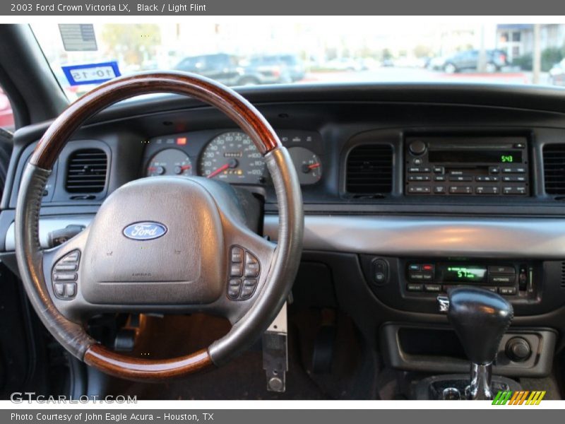 Black / Light Flint 2003 Ford Crown Victoria LX
