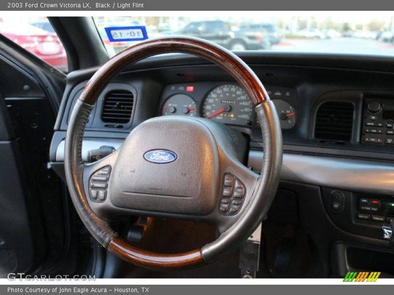 Black / Light Flint 2003 Ford Crown Victoria LX