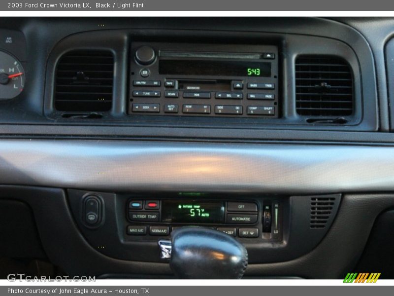 Black / Light Flint 2003 Ford Crown Victoria LX