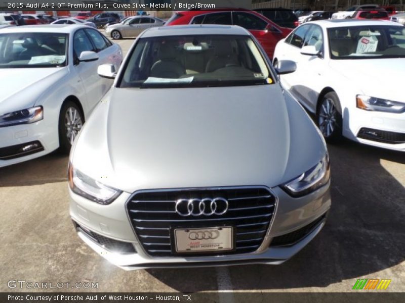 Cuvee Silver Metallic / Beige/Brown 2015 Audi A4 2.0T Premium Plus