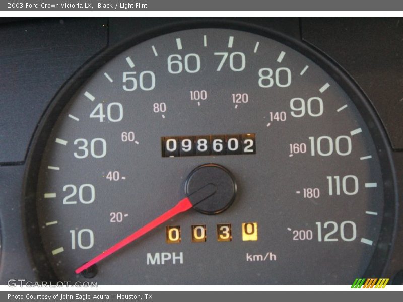 Black / Light Flint 2003 Ford Crown Victoria LX