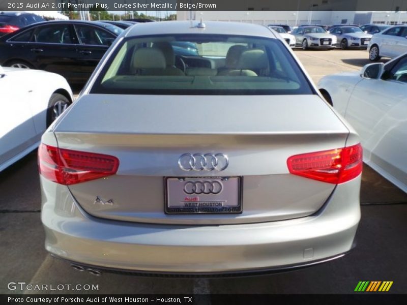 Cuvee Silver Metallic / Beige/Brown 2015 Audi A4 2.0T Premium Plus