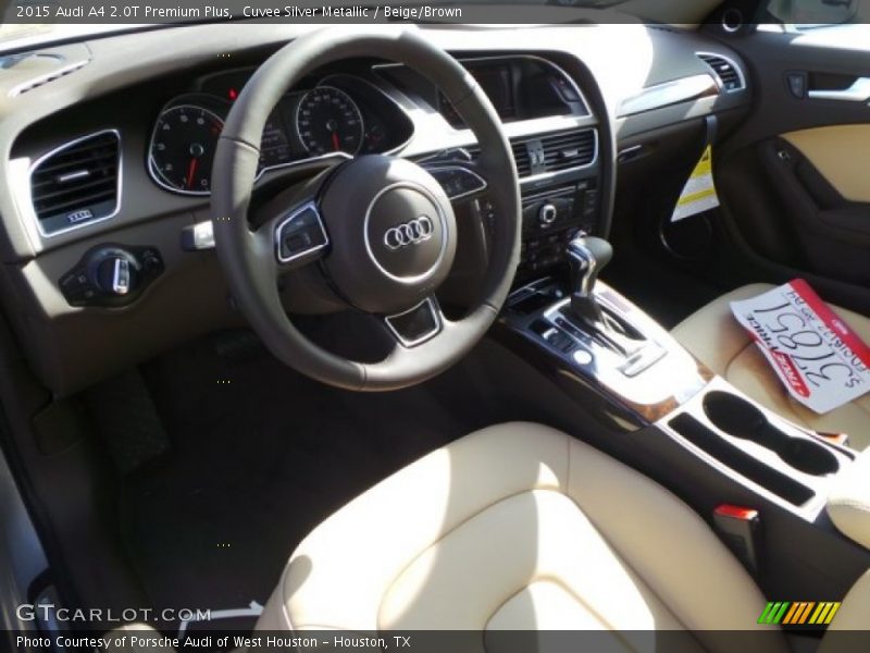 Cuvee Silver Metallic / Beige/Brown 2015 Audi A4 2.0T Premium Plus