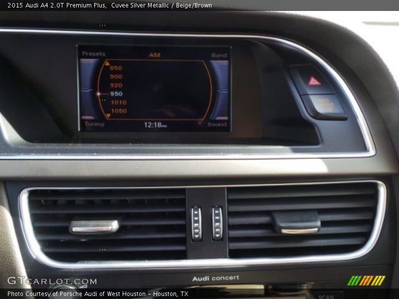 Cuvee Silver Metallic / Beige/Brown 2015 Audi A4 2.0T Premium Plus