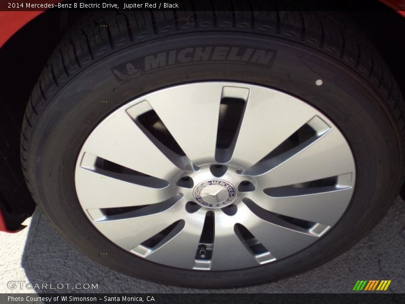 Jupiter Red / Black 2014 Mercedes-Benz B Electric Drive