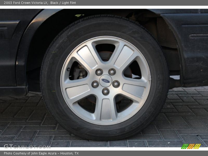 Black / Light Flint 2003 Ford Crown Victoria LX