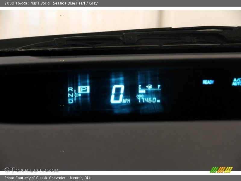 Seaside Blue Pearl / Gray 2008 Toyota Prius Hybrid