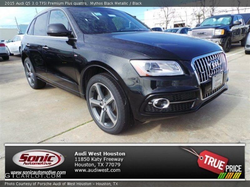 Mythos Black Metallic / Black 2015 Audi Q5 3.0 TFSI Premium Plus quattro