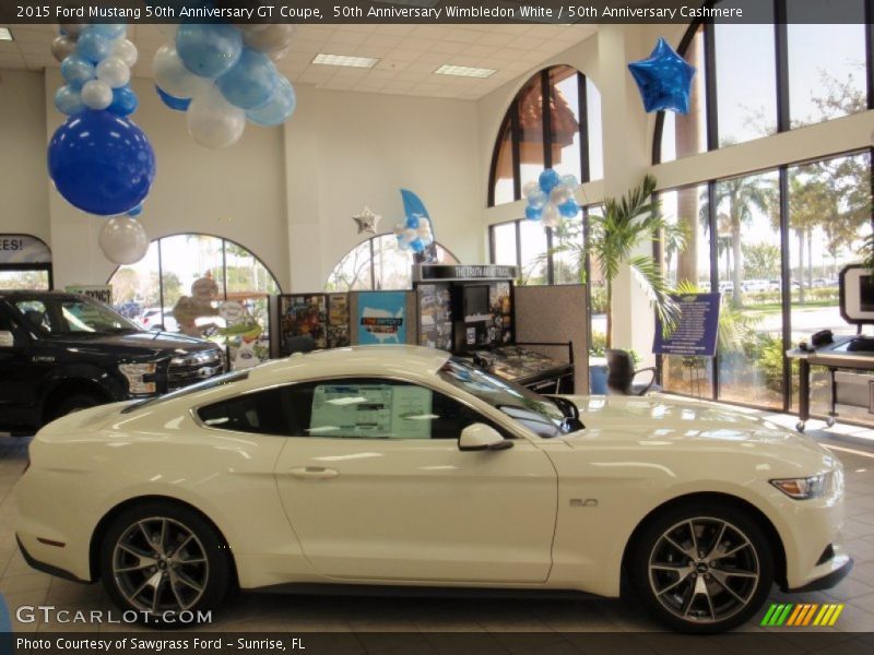  2015 Mustang 50th Anniversary GT Coupe 50th Anniversary Wimbledon White