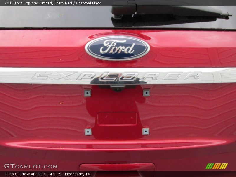 Ruby Red / Charcoal Black 2015 Ford Explorer Limited