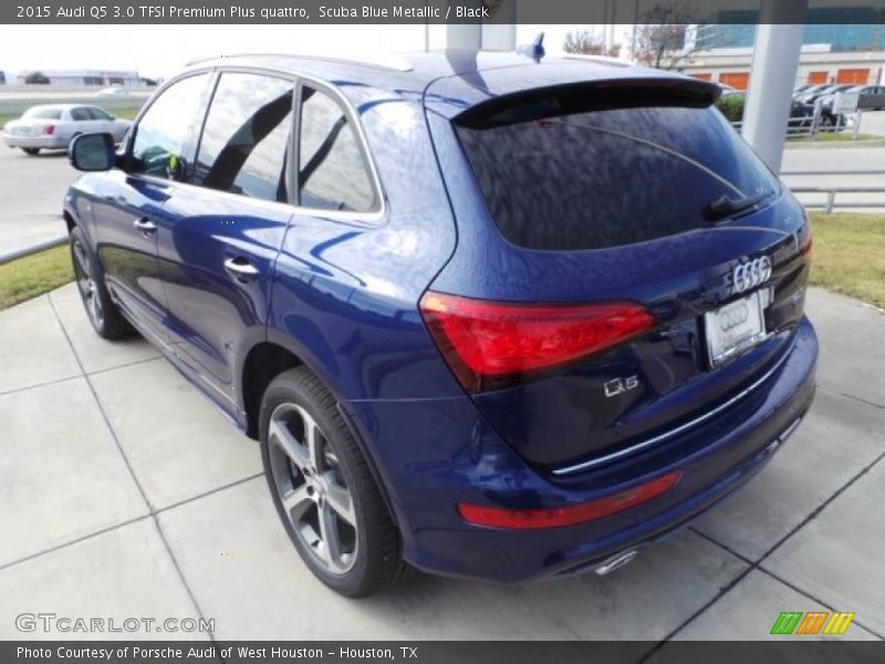 Scuba Blue Metallic / Black 2015 Audi Q5 3.0 TFSI Premium Plus quattro