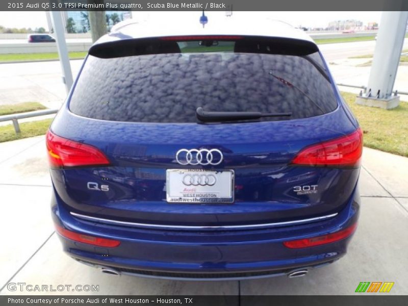 Scuba Blue Metallic / Black 2015 Audi Q5 3.0 TFSI Premium Plus quattro