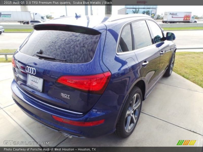 Scuba Blue Metallic / Black 2015 Audi Q5 3.0 TFSI Premium Plus quattro