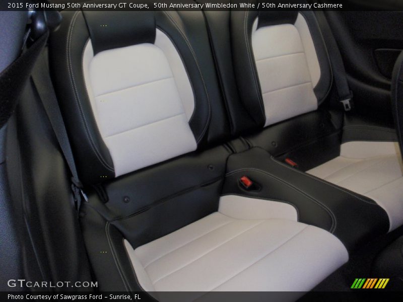 Rear Seat of 2015 Mustang 50th Anniversary GT Coupe