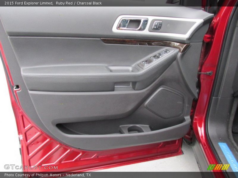 Ruby Red / Charcoal Black 2015 Ford Explorer Limited