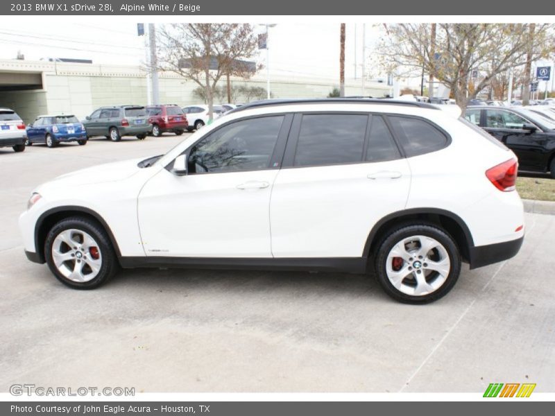Alpine White / Beige 2013 BMW X1 sDrive 28i