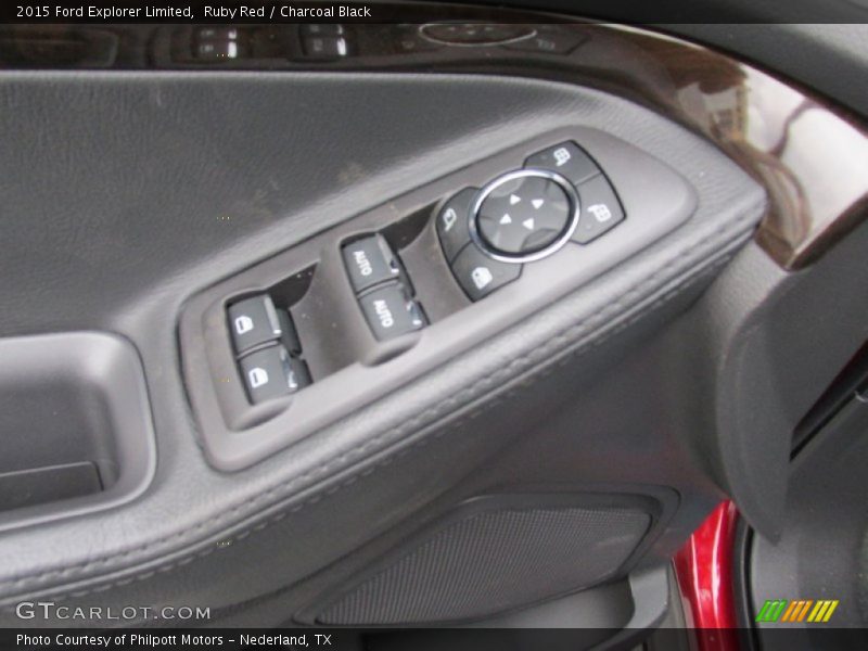 Ruby Red / Charcoal Black 2015 Ford Explorer Limited