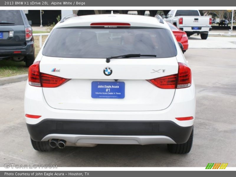 Alpine White / Beige 2013 BMW X1 sDrive 28i