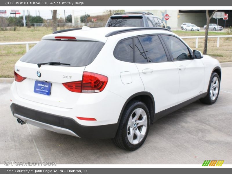 Alpine White / Beige 2013 BMW X1 sDrive 28i