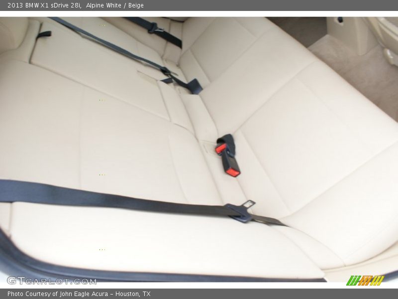 Alpine White / Beige 2013 BMW X1 sDrive 28i