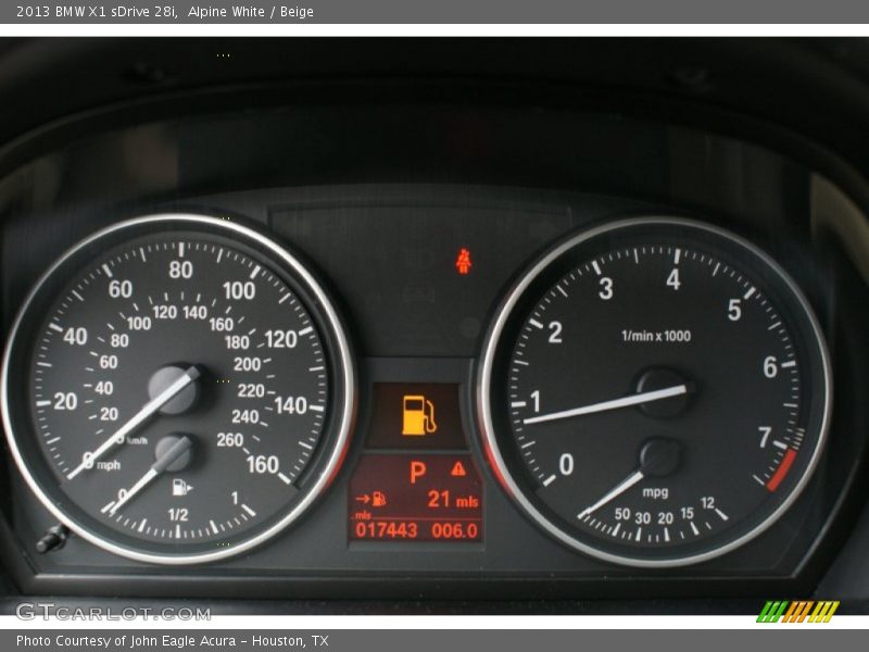  2013 X1 sDrive 28i sDrive 28i Gauges