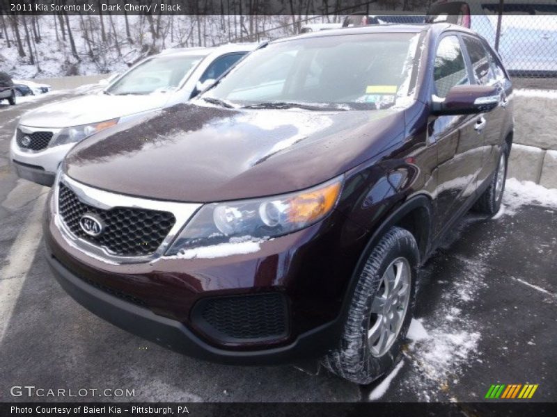Dark Cherry / Black 2011 Kia Sorento LX