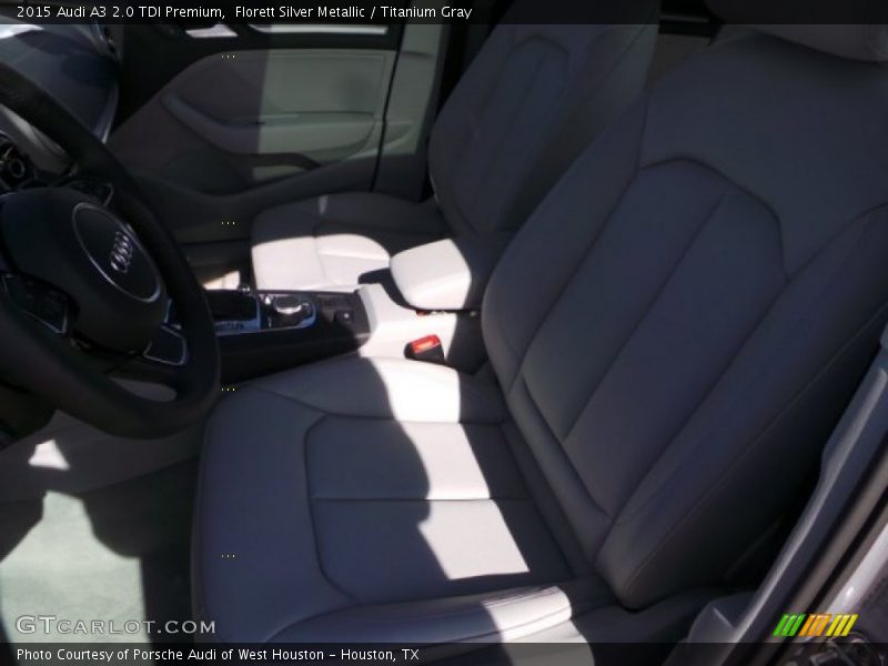 Florett Silver Metallic / Titanium Gray 2015 Audi A3 2.0 TDI Premium